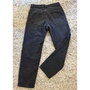 Levis 550 Jeans Mens 34x32 Black Relaxed Fit Leg Denim Classic 550 W34 L32